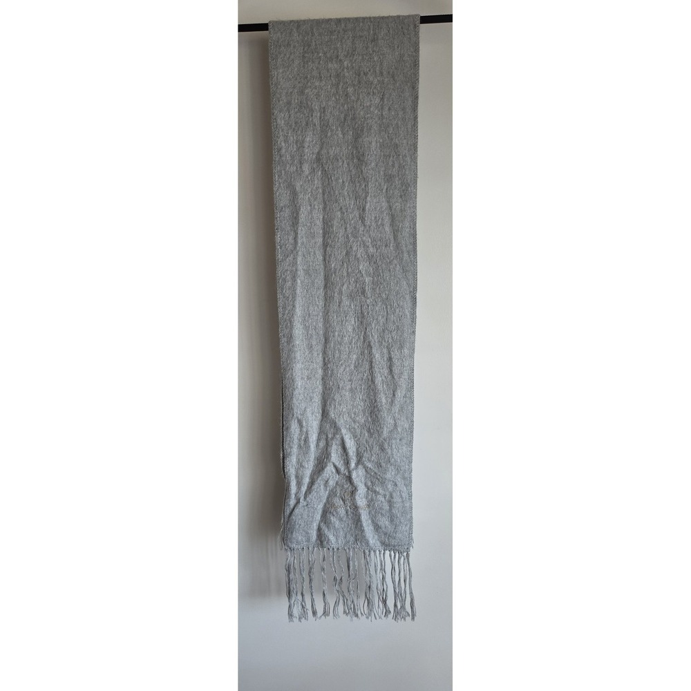 Alpaca Camargo Scarf Gray Rectangle Wrap Shawl Stole Neck